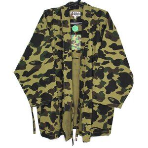 A Bathing Ape BAPE Mens Medium 1st Camo Kimono Shirt NEW RARE R1657